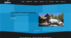 Desktop Screenshot of gasco-propane.com